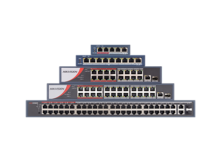 海康威视DS-3E1300SP-E系列 百兆低功率轻网管POE交换机